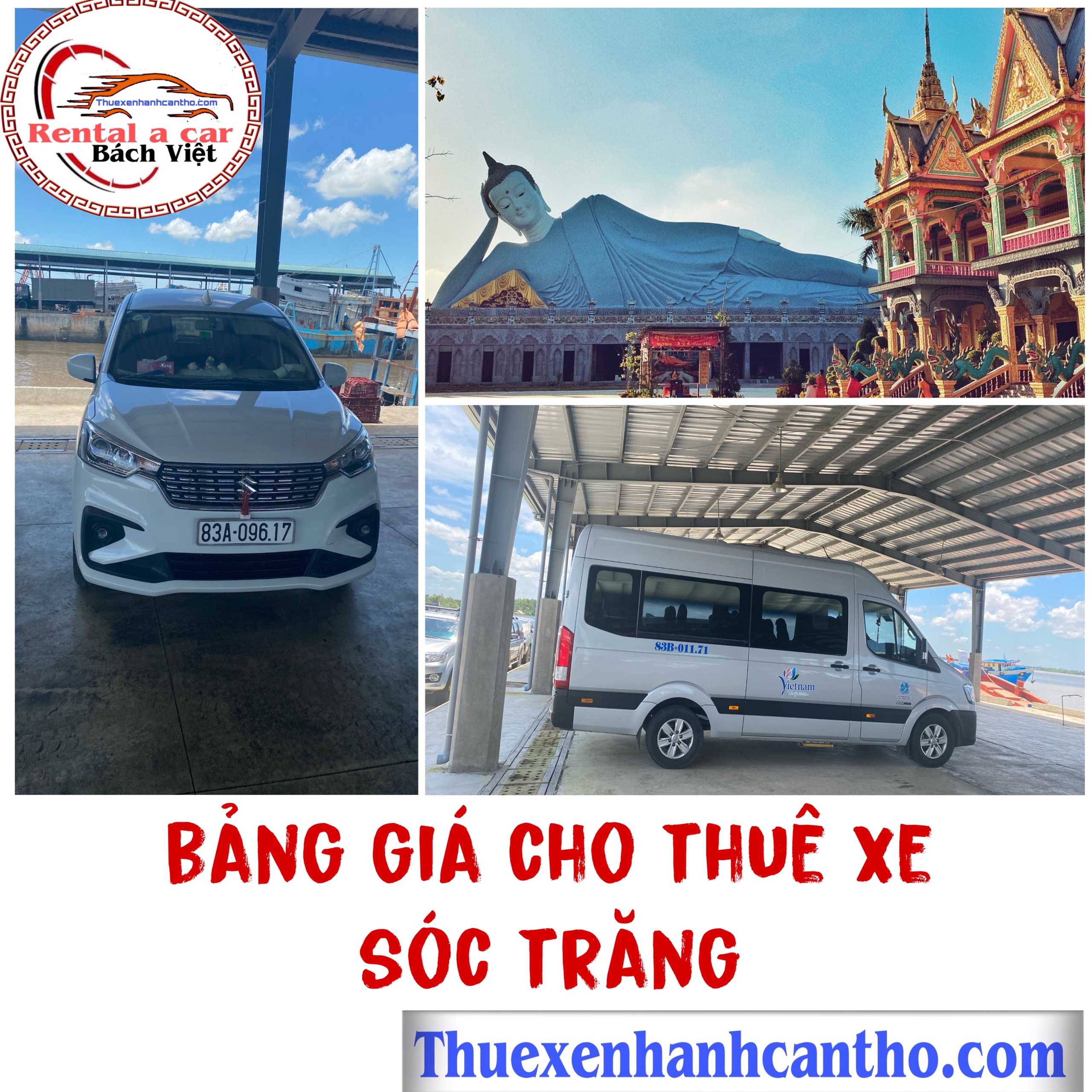 Bảng giá xe dịch vụ 4-7-16 Limousine sóc trăng