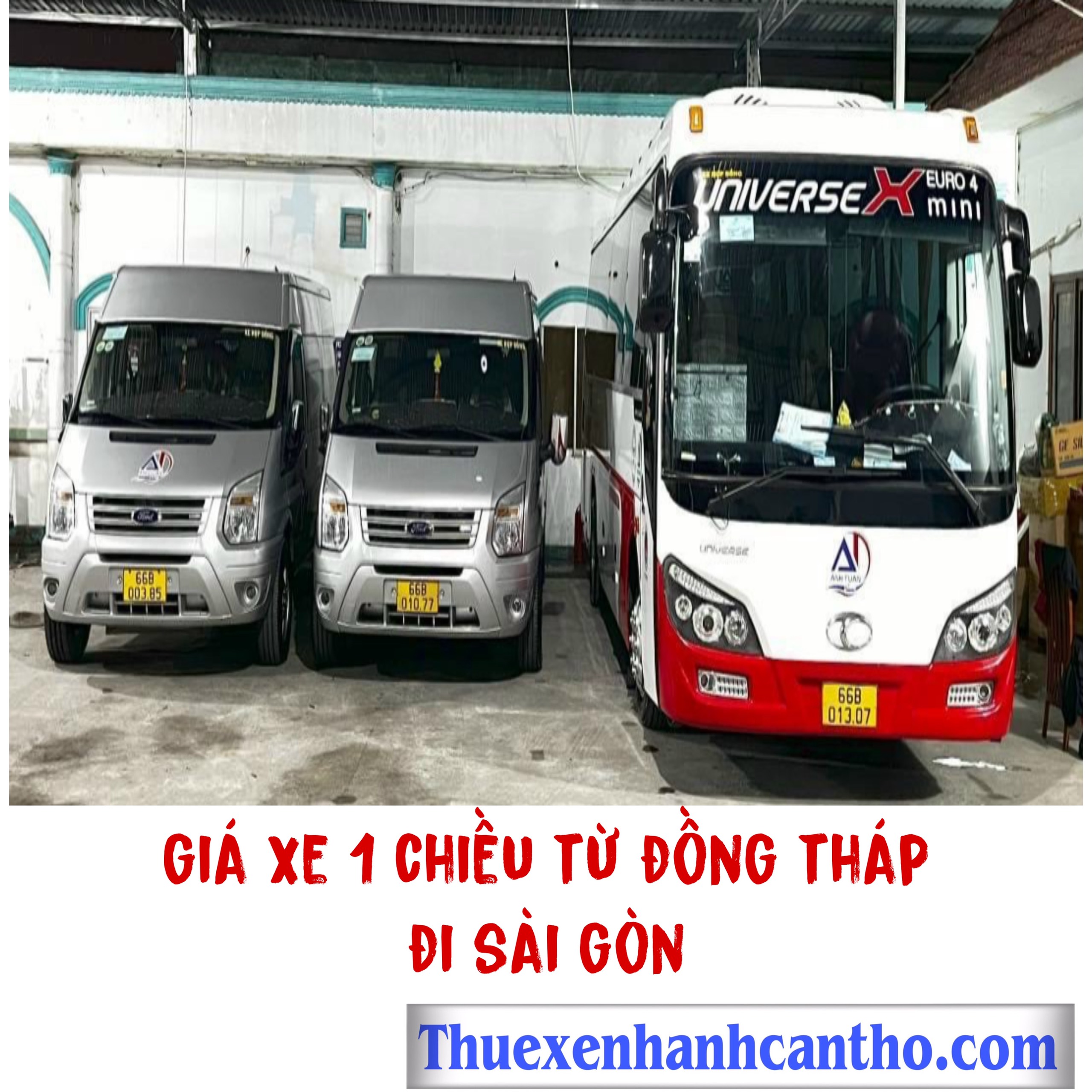 Giá xe 1 chiều từ Đồng tháp đi sài gòn giá rẻ