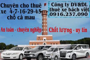 Giá dịch vụ xe cần thơ đi cà mau - Thuê xe Cần Thơ Bách Việt