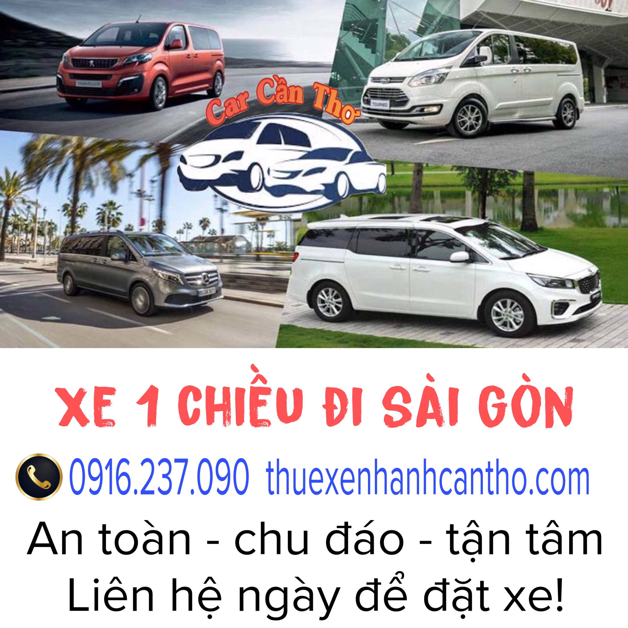 Top Xe 1 Chiều Cần Thơ đi Sài Gòn giá rẻ