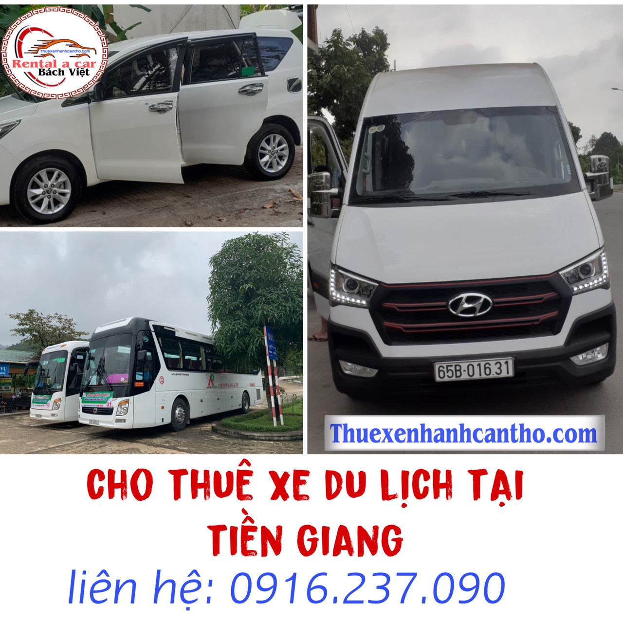 Cho thuê xe du lịch tại Tiền Giang