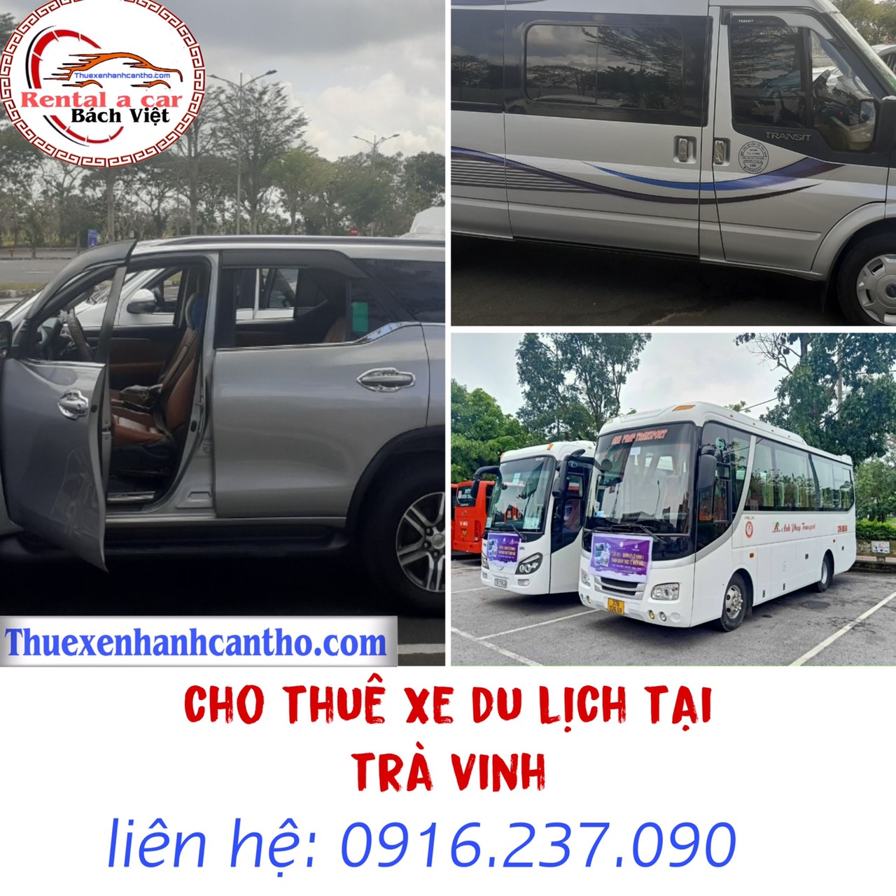 Cho thuê xe du lịch tại Trà Vinh