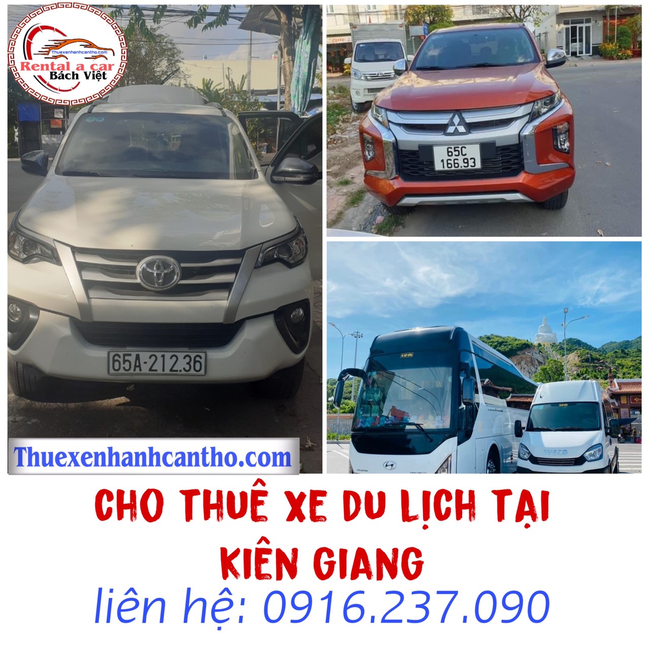 Cho thuê xe du lịch tại Kiên Giang