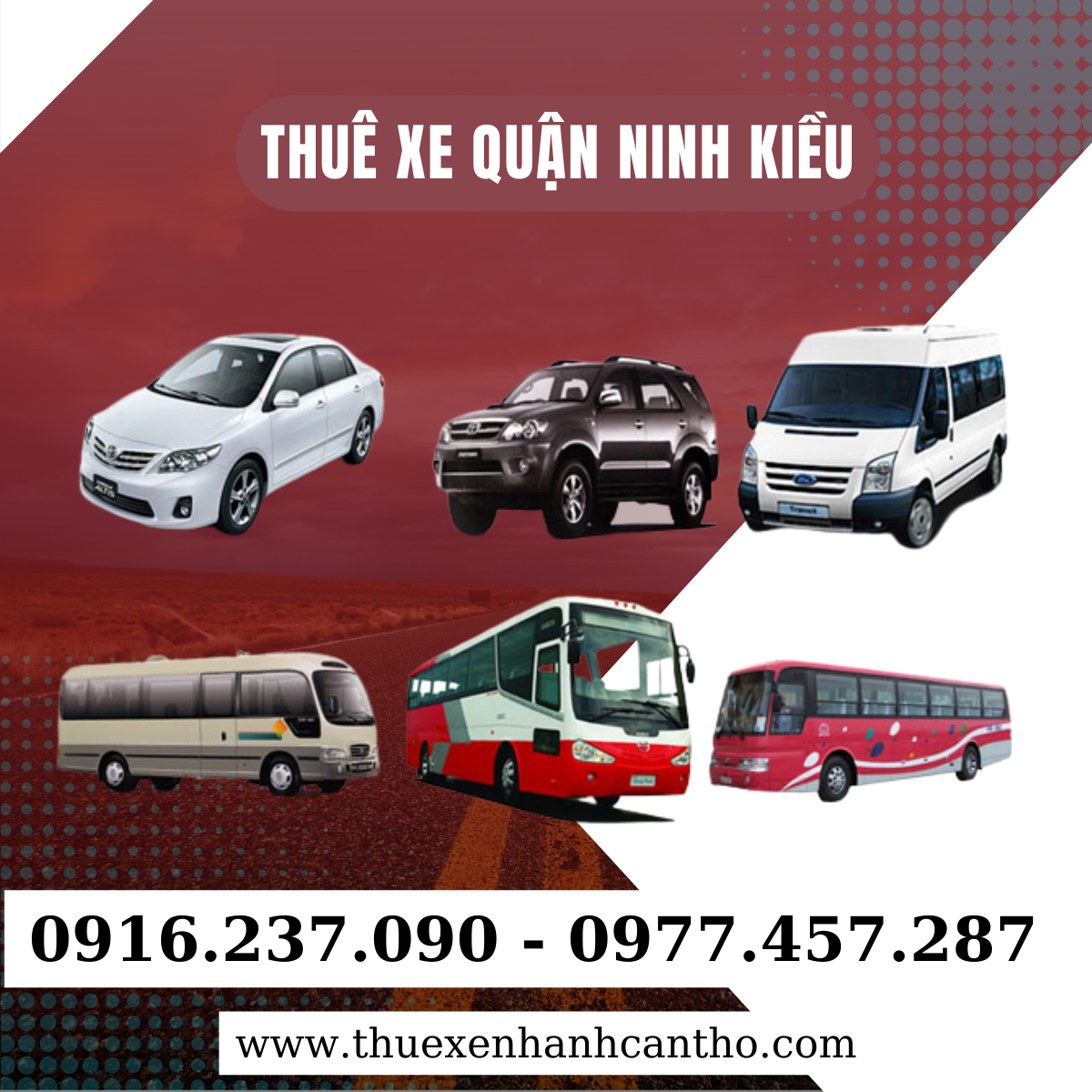 Dịch vụ cho thuê xe quận Ninh Kiều uy tín, chất lượng 2023