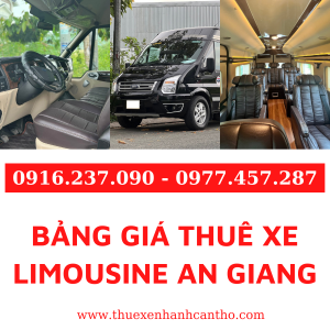 Bảng giá thuê xe Limousine An Giang